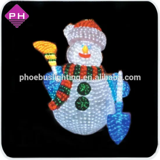 led christmas decorative snowman lights