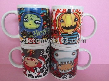 cheap bulk custom porcelain mugs for Halloween