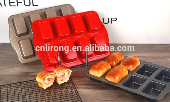 Bakeware 8 cup square Muffin Pan Bread Pan Baking Pan