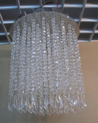 K9 crystal halling chandelier light crystal drops ceiling lamp crystal beads electric power source light
