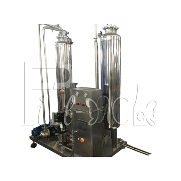 Υψηλή ισχύς 6000L/H Αυτόματη γραμμή επεξεργασίας αναψυκτικών με μίξερ και carbonator CO2