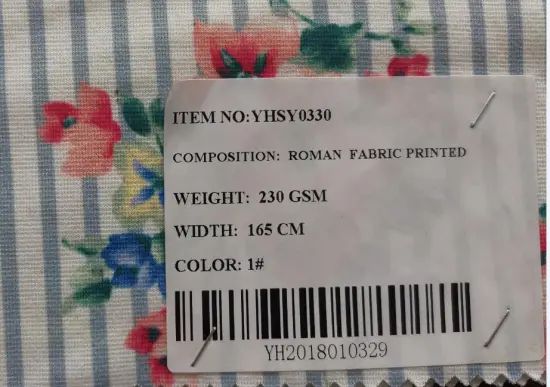 Printing Of Roman Fabrics