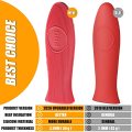 Couvre-poignée en silicone isolant de chaleur pour poêles sur