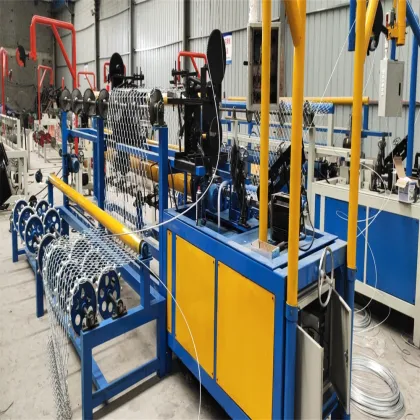 German Chain Link Wire Fence Mesh Weaving Machines