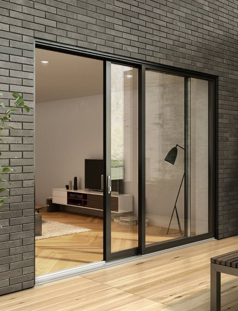 double glazed aluminium sliding doors