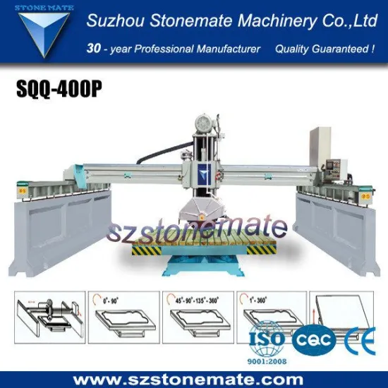 cnc granite cutting machine bridge saw