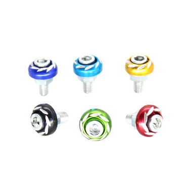 6mm Multi-Color Aluminum Gasket for Electric Motorcycle - Decorative Bolt Fastener