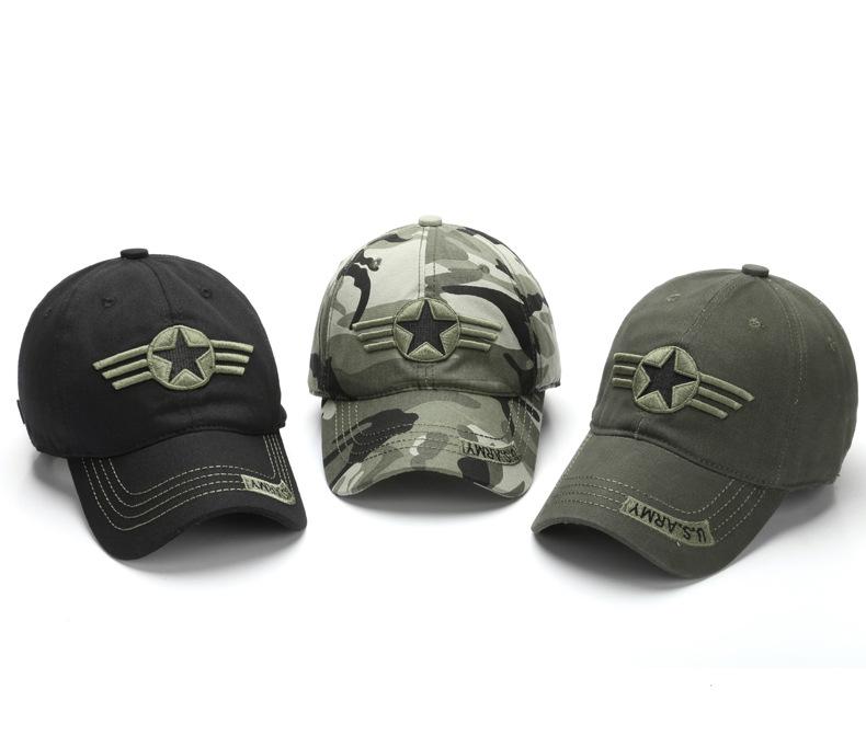 Men's and women's tactical baseball caps custom camouflage caps (6)