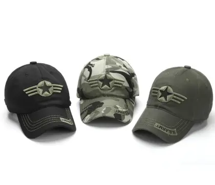 Men's women's tactical baseball caps custom camouflage caps