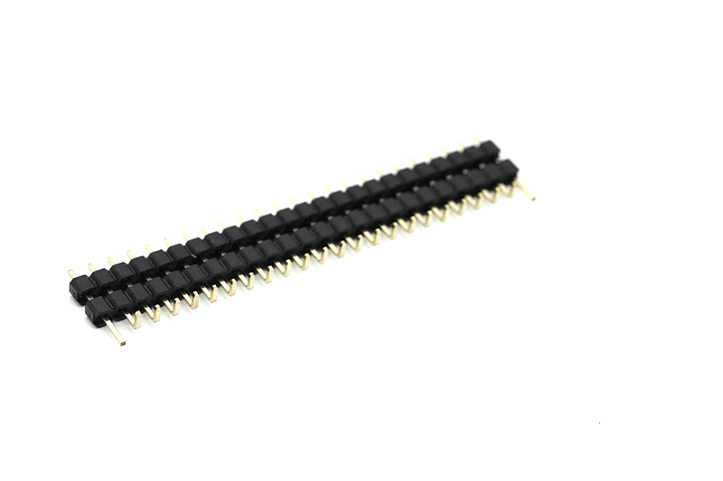 2.54mm 90 degree pin connector with positioning