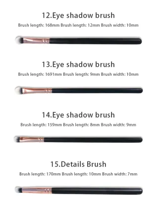 18 Pcs powder makeup brush Set holder korean morphe