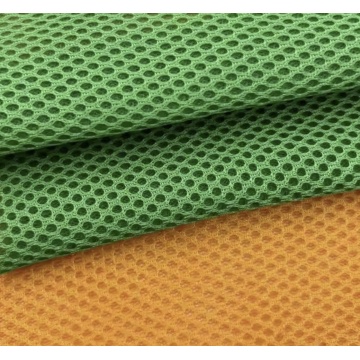 Tela de malla de tres capas transpirable con agujeros redondos