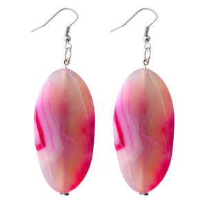 Natural Gemstone Agate Earring