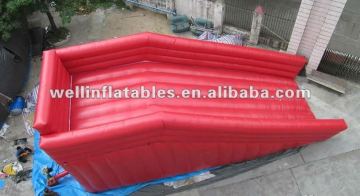 2014 hot sale Inflatable ramp for zorb ball/ zorb ball slide