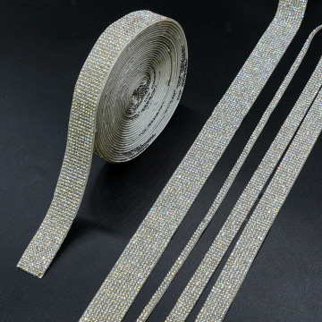 Kristall -Diamantklebeband -Strassband für DIY -Projekte: Whatstone 1,5 cm, 2 cm und 2,5 cm Optionen
