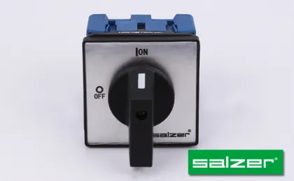 Salzer CE Approved Rotary Switches: OFF-ON
