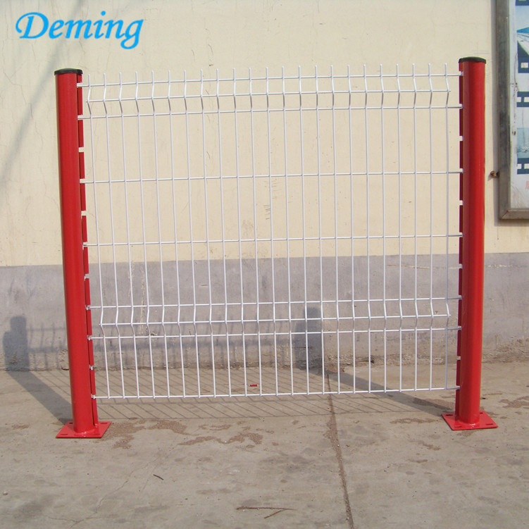 High Quality  Powder Coated 3D bending welded mesh fence