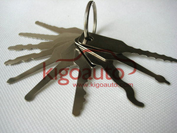 10pcs of different kinds of lock for Mini Jigglers 100% Genuine locksmith tool.