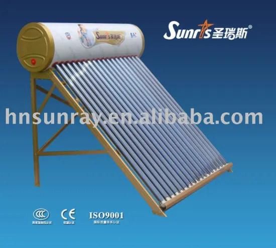 Compact color steel non pressure solar water heater system