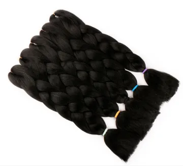 Jumbo Braid Synthetic Braiding Hair Extension Accessories Solid Ombre Colorful Braids