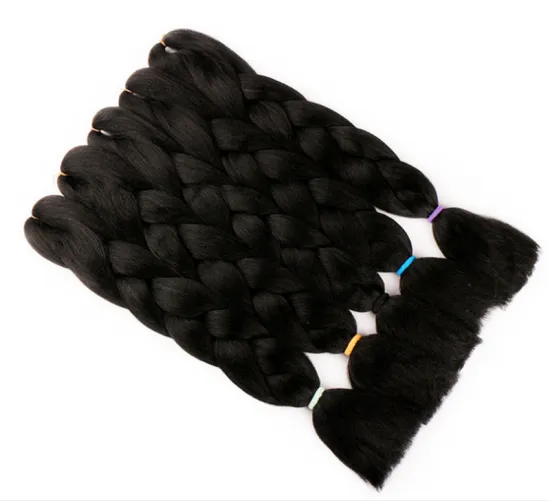 Jumbo Braid Synthetic Braiding Hair Extension Accessories Solid Ombre Colorful Braids