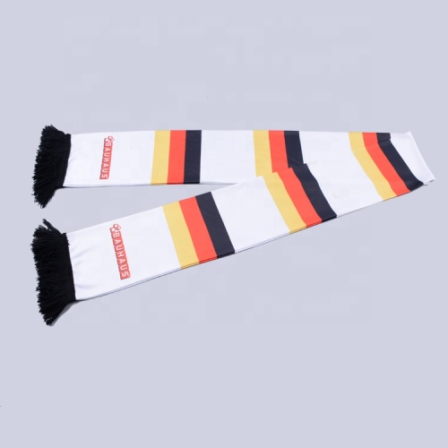 high quality knitted polyester Germany football scarf