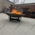 Corten Fire Bowl Outdoor Corten Stahl Feuerstelle