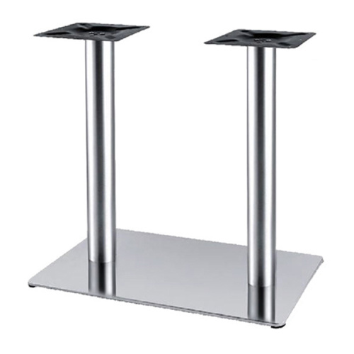 Stainless Steel Dining Round Bar Silver Table Bases