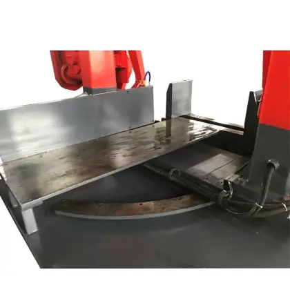 Double column rotaty 0-45 degree metal band saw