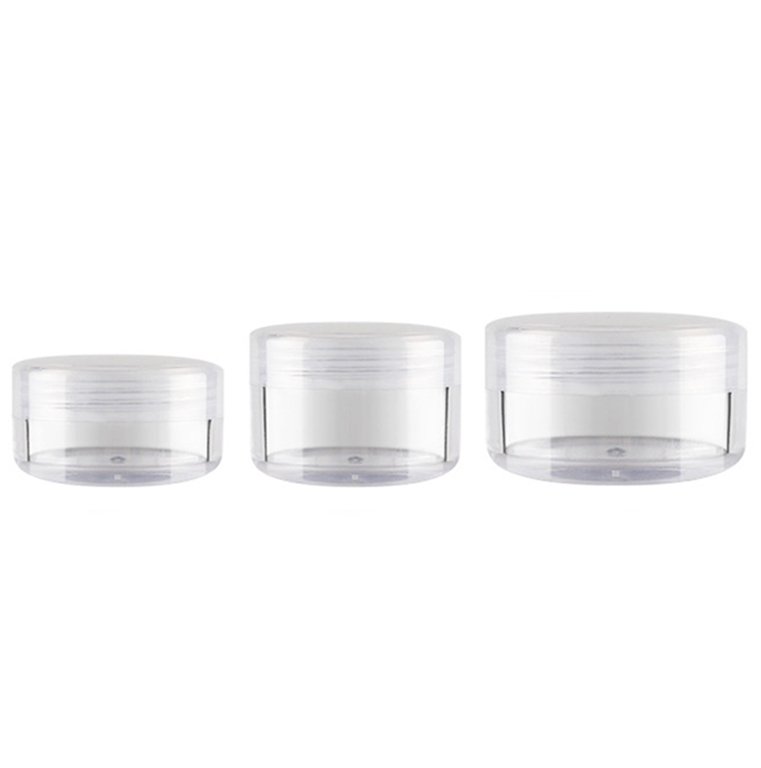 cor por atacado de fábrica personalizada 3g 5g 10g 20g 25g Creme para os olhos Cosméticos de gordura mini pequenos frascos de mistura de plástico com tampa de parafuso