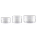 factory wholesale color customized 3g 5g 10g 20g 25g eye cream fat cosmetics mini small plastic mixing jars with screw lid