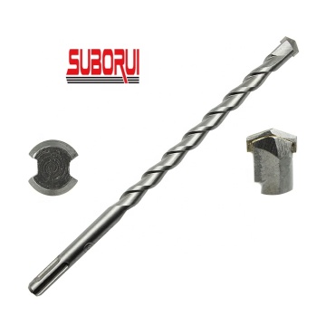 Carbure à un seul pointe l flûte longue sds-plus bit de forage marteau pour le béton et la pierre