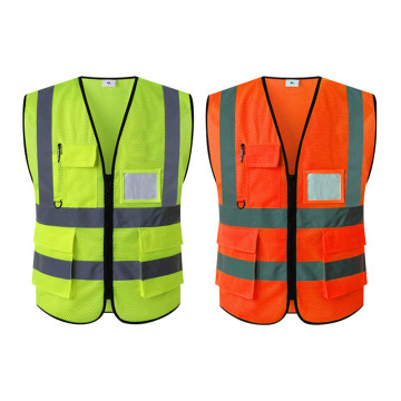 160g Construction Reflective Traffic Road Working Jackets with Pocket