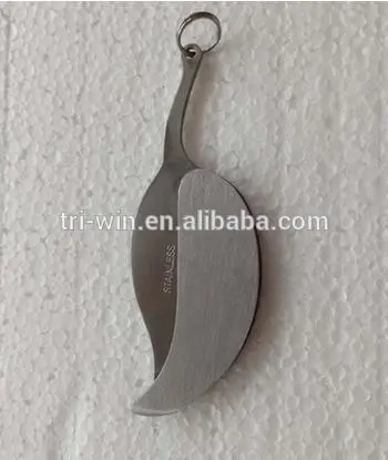 stainless steel mango shape pocket knife Leaf blade key pocket folding knife Outdoor knife