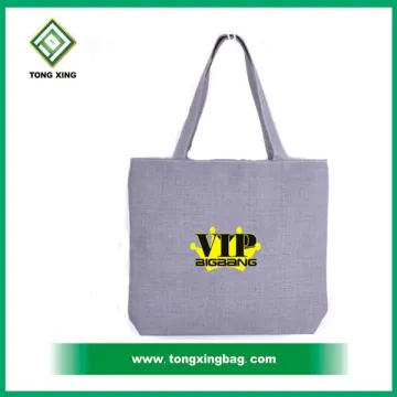 EXW Guangzhou Promotional cotton canvas tote bag
