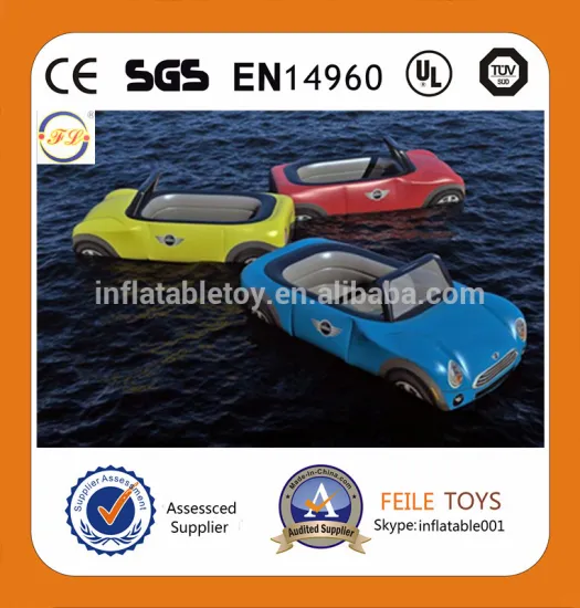 Inflatable mini car/inflatable car boat/water car for kids