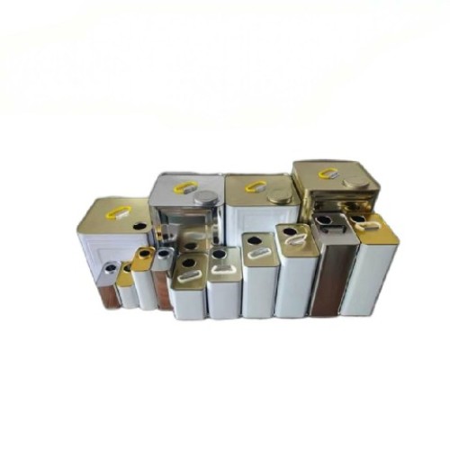 Quadratischer Farbeimer aus Edelstahl