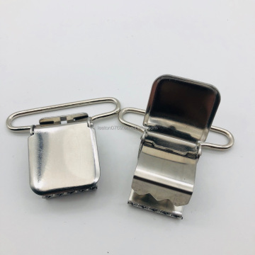 Factory Supply 304 Stainless Steel 50mm (2 Inch) Heavy Duty Men's Suspender Clips