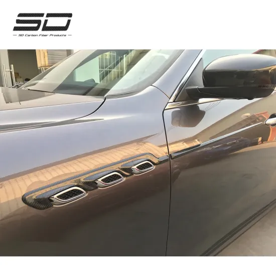 Carbon Fiber Front Fender Air Vent Trim for Maserati Levante