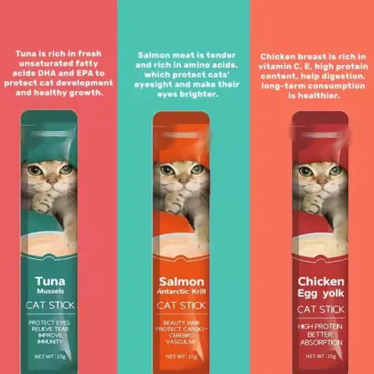 Tuna Hydration and Nutritional Meat Sauce Cat Strips