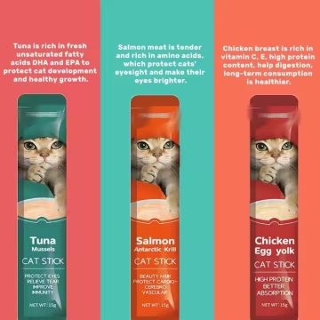 Atacado vendendo tiras de gatos nutritivas de alta proteína