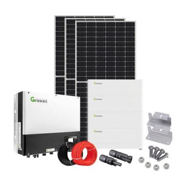 Sistem Tenaga Suria Hibrid Kilang Profesional: 3kW hingga 20kW Tiga penyelesaian fasa