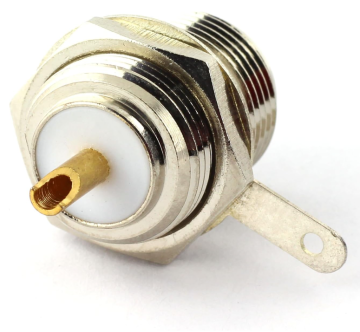 N Female Panel Mount Bulkhead Handle Solder Post Connector