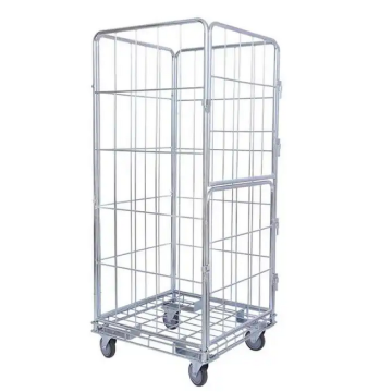 Medium Duty Metal Roll Cage Trolley Cart