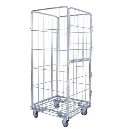 Medium Duty Metal Roll Cage Trolley Cart