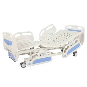 Three Function Adjustable Manual Hospital Bed ABS Headboard