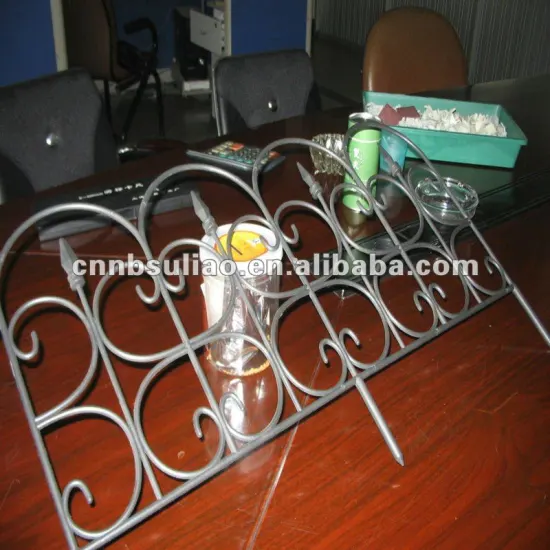 decorative flower garden fencing