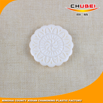 Mooncake Mold Traditional White Round Cookie Cutter Mold 125g