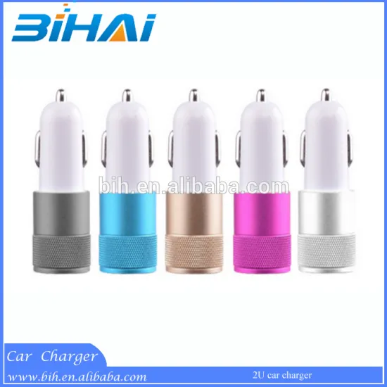 Cheap Wholesale Colorful Dual USB Car Charger Promotional customized mini Universal USB Car Charger