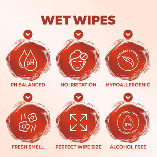 Khăn lau vệ sinh vùng kín dành cho phụ nữ có thể giặt được tùy chỉnh được đóng gói riêng